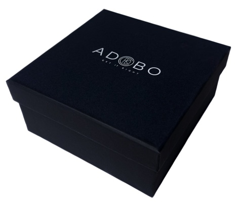 Męski, brązowy pasek z automatyczną, czarno-brązową klamrą