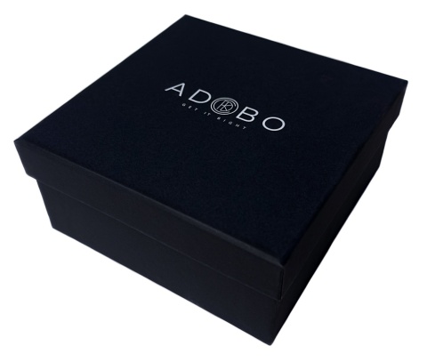 Męski, czarny pasek z automatyczną, grafitową klamrą