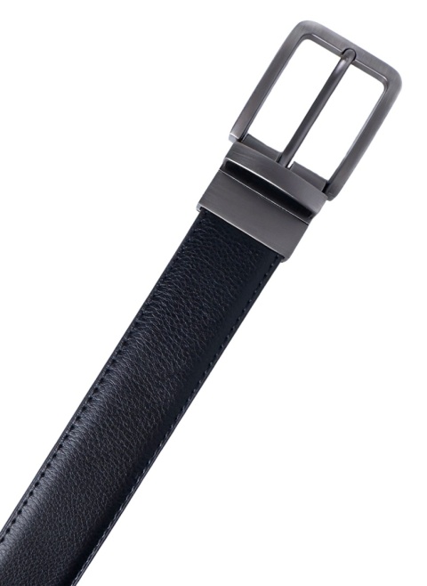 Męski pasek SMART BELT brązowo-czarny, dwustronny