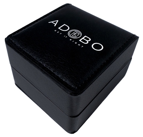 Zegarek męski z czarnym, parcianym paskiem